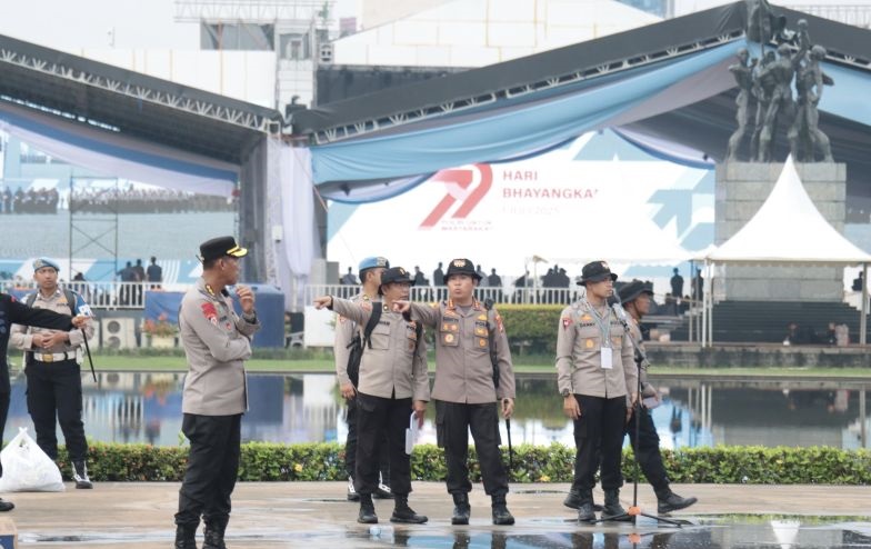 Polisi kerahkan 5.888 personel untuk amankan HUT Bhayangkara di Monas