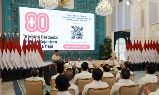 Mensesneg: Desain logo HUT Ke-80 RI pilihan langsung Presiden Prabowo