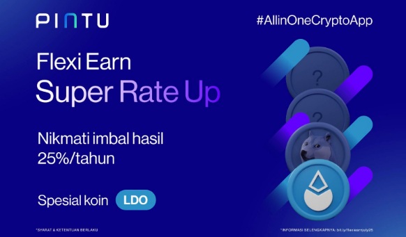 PINTU hadirkan imbal hasil fitur Flexi Earn hingga 25 persen PINTU hadirkan imbal hasil fitur Flexi Earn hingga 25 persen