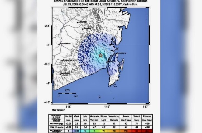BMKG: Gempa dangkal di Kotabaru Kalsel akibat sesar aktif BMKG: Gempa dangkal di Kotabaru Kalsel akibat sesar aktif