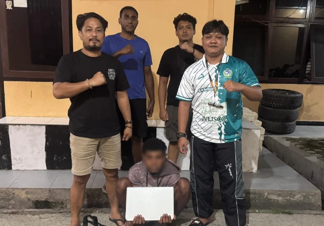 Polisi tangkap pelaku pencurian di dalam rumah di Doyo Baru, Sentani, Papua