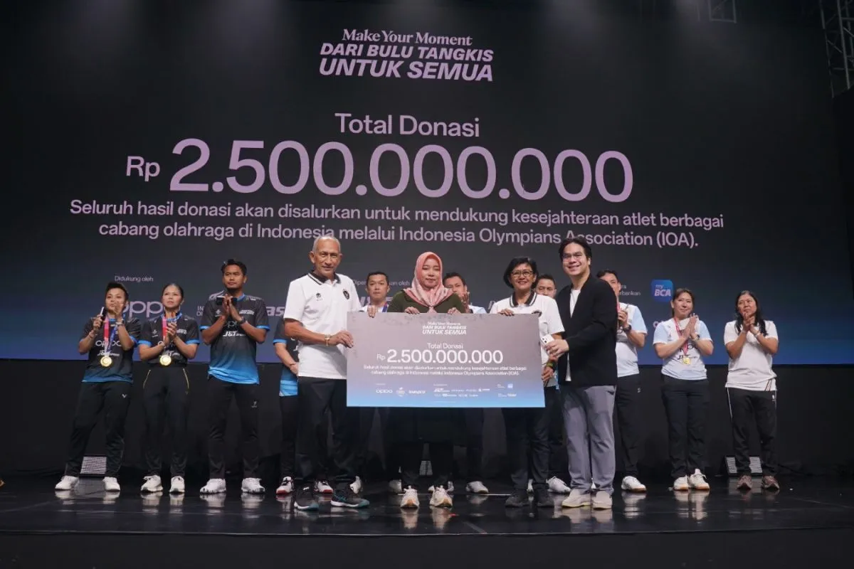 Legenda bulu tangkis himpun donasi Rp2,5 miliar untuk atlet nasional Legenda bulu tangkis himpun donasi Rp2,5 miliar untuk atlet nasional
