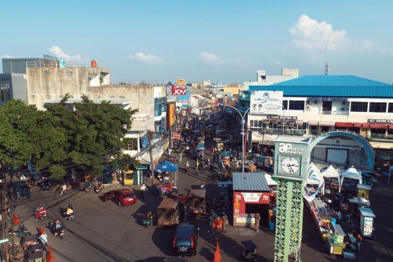 Pedestrian Heritage Pasar Lama direvitalisasi ramah pejalan kaki