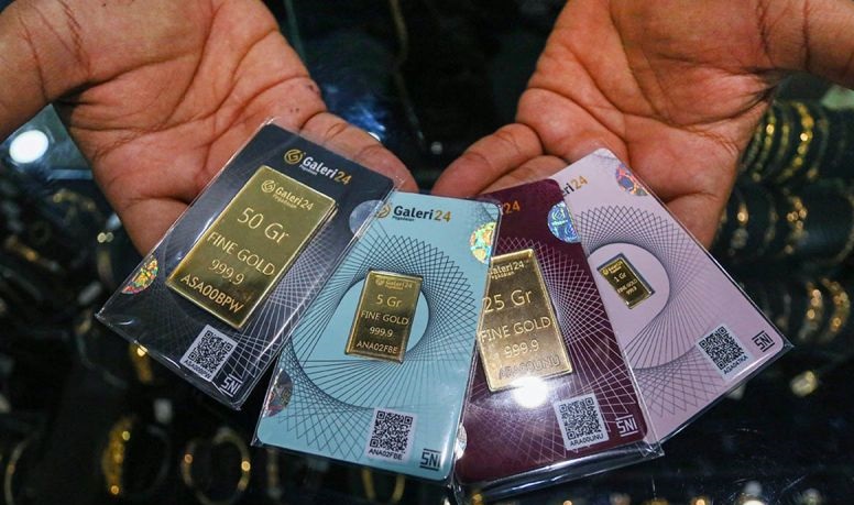 Harga emas di Pegadaian hari ini, Galeri24 turun tipis, UBS melonjak