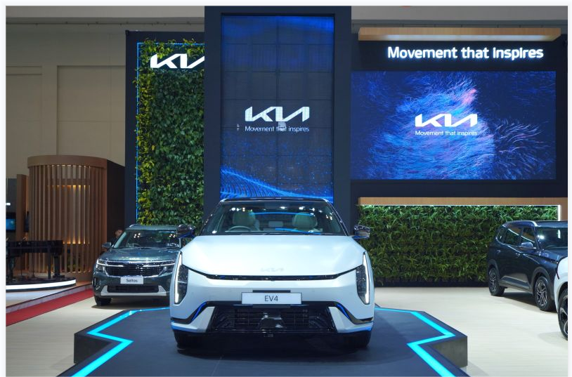 Kia EV4 perdana muncul ke publik di GIIAS 2025
