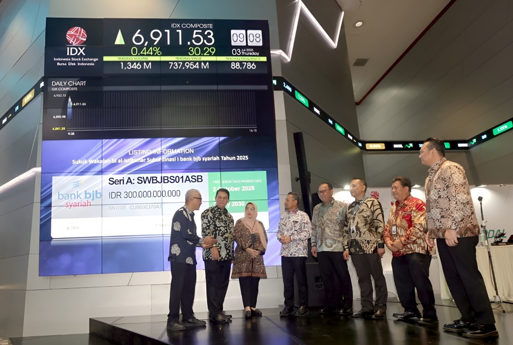 Bank BJB Syariah catatkan sukuk perdana di BEI, perkuat modal dan danai ekonomi syariah