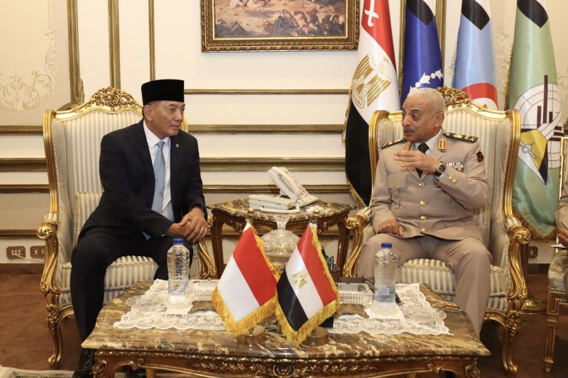 Menhan RI dan Menhan Mesir bahas penguatan kerja sama pertahanan Menhan RI dan Menhan Mesir bahas penguatan kerja sama pertahanan