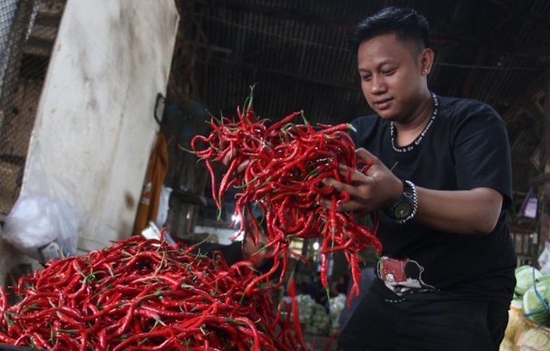 Bapanas: Harga cabai rawit Rp58.306/kg, bawang merah Rp42.122/kg