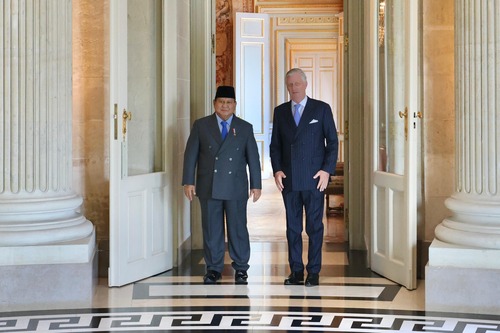 Penguatan hubungan bilateral, Prabowo bertemu Raja Belgia