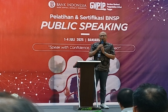 BI Kantor Perwakilan Kalsel gelar pelatihan dan sertifikasi public speaking BI Kantor Perwakilan Kalsel gelar pelatihan dan sertifikasi public speaking