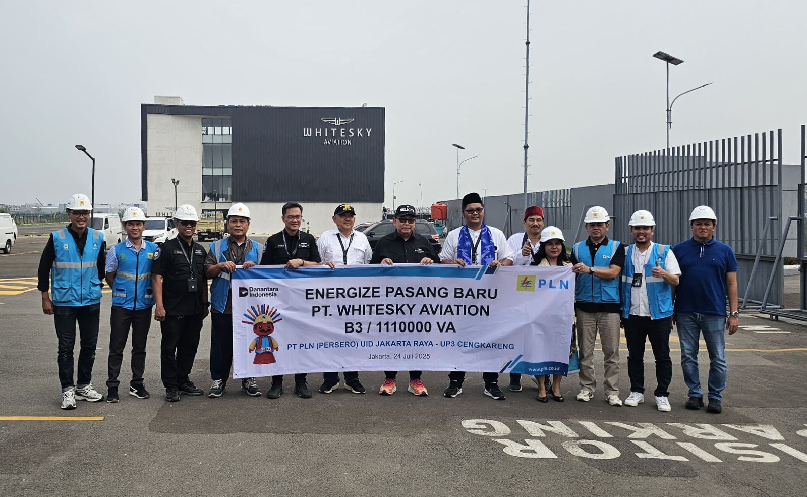 PLN Energize 1,1 MVA untuk PT. Whitesky Aviation