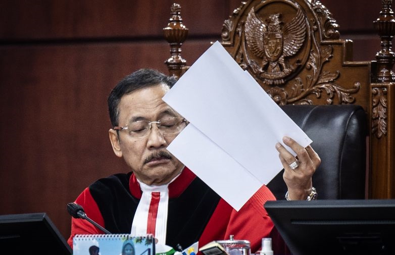 MK tolak uji materi aturan polisi bertindak menurut penilaian sendiri MK tolak uji materi aturan polisi bertindak menurut penilaian sendiri