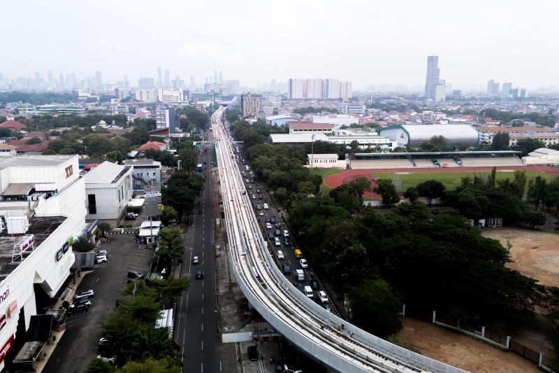 LRT Jakarta Fase 1B bakal dukung integrasi angkutan umum di Ibu Kota LRT Jakarta Fase 1B bakal dukung integrasi angkutan umum di Ibu Kota