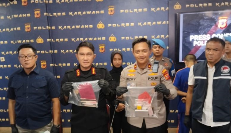 Polres Karawang ungkap upaya peredaran narkoba di lapas Polres Karawang ungkap upaya peredaran narkoba di lapas