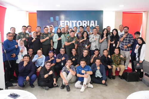Editorial Meet and Greet Puspen TNI, media mitra strategis