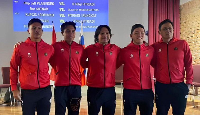Indonesia hadapi Kamboja pada laga pembuka Piala Davis Grup III