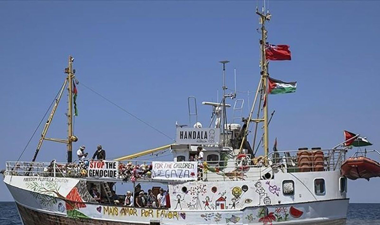 Kapal bantuan Handala dicegat Israel saat berlayar ke Gaza Kapal bantuan Handala dicegat Israel saat berlayar ke Gaza