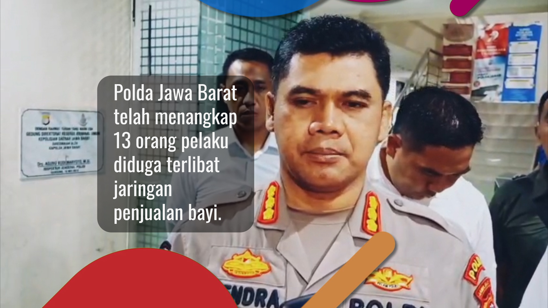 Polda Jabar tangkap 13 pelaku diduga sindikat penjualan bayi Polda Jabar tangkap 13 pelaku diduga sindikat penjualan bayi