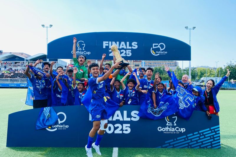 Akademi Persib Cimahi All Stars menjuarai Gothia Cup 2025 di Swedia