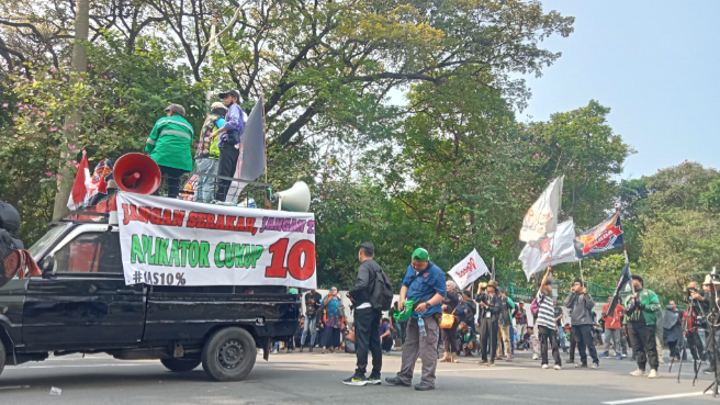 Janji massa tak terpenuhi, aksi demo ojol di Jakarta sepi Janji massa tak terpenuhi, aksi demo ojol di Jakarta sepi