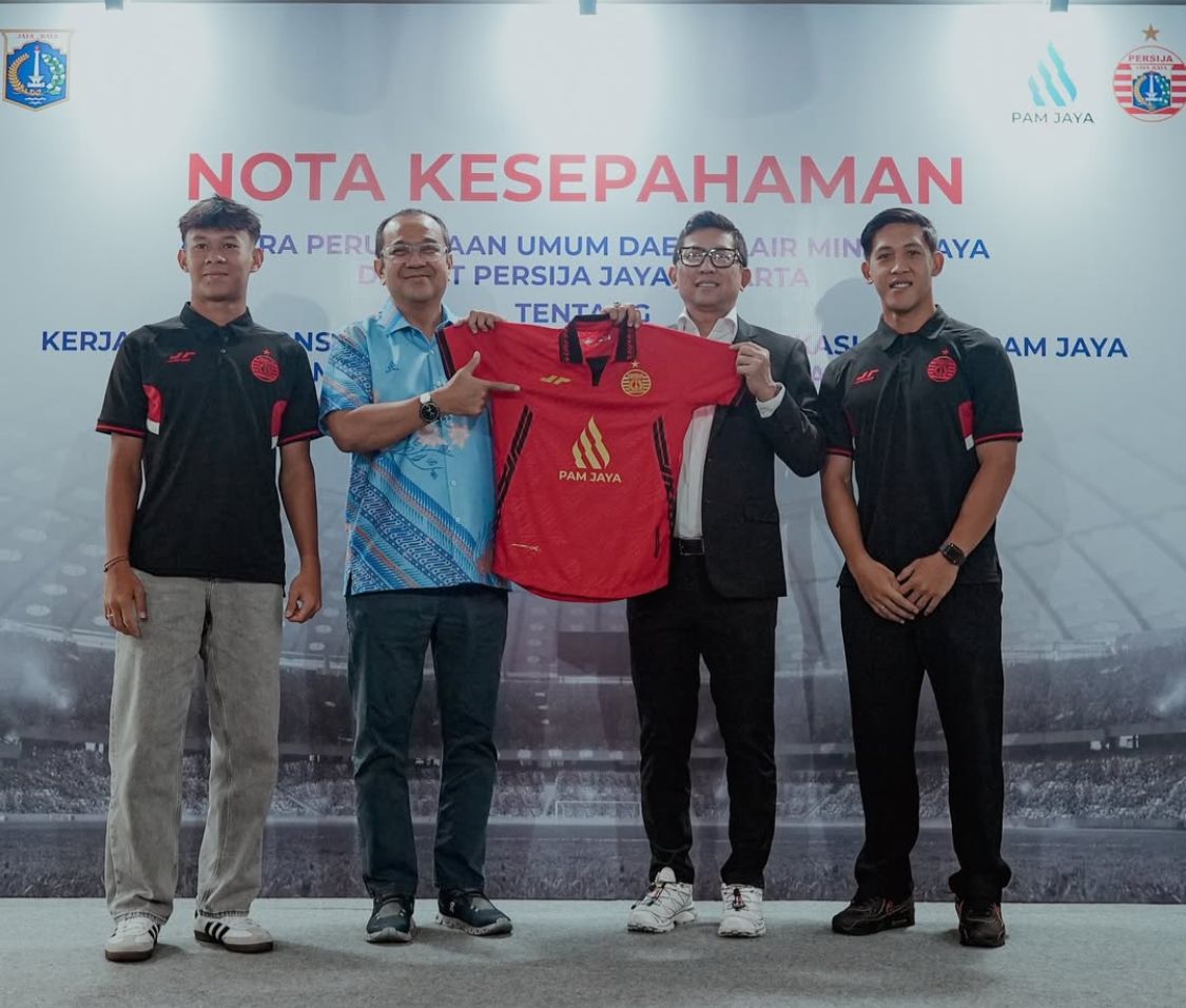 PAM JAYA gandeng Persija, resmi jadi sponsor untuk Macan Kemayoran PAM JAYA gandeng Persija, resmi jadi sponsor untuk Macan Kemayoran