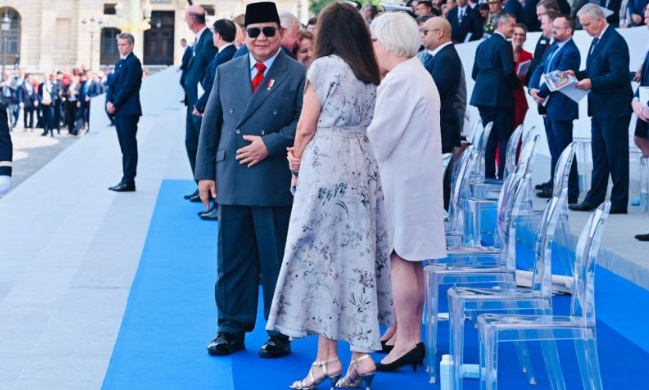 Prabowo presiden RI pertama jadi tamu kehormatan di Bastille Day Prabowo presiden RI pertama jadi tamu kehormatan di Bastille Day