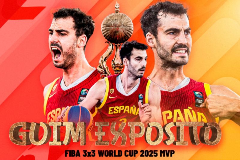 Guim Exposito raih MVP usai bawa Spanyol juara Piala Dunia FIBA 3x3 Guim Exposito raih MVP usai bawa Spanyol juara Piala Dunia FIBA 3x3