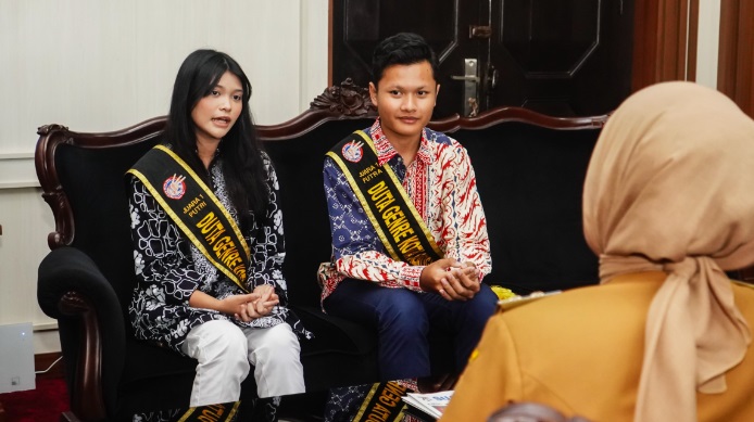 Maju Duta Genre Tingkat Jawa Tengah, Sheila minta doa restu warga Salatiga Maju Duta Genre Tingkat Jawa Tengah, Sheila minta doa restu warga Salatiga