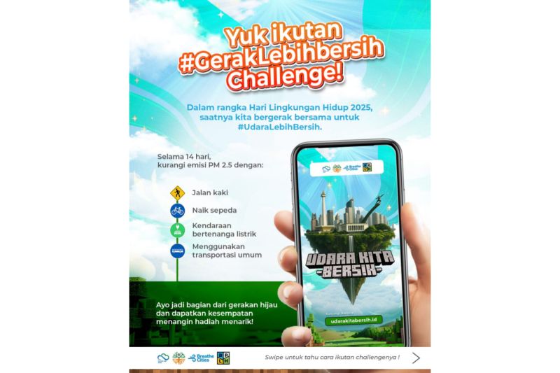 Warga Jakarta diajak kurangi polusi udara Warga Jakarta diajak kurangi polusi udara