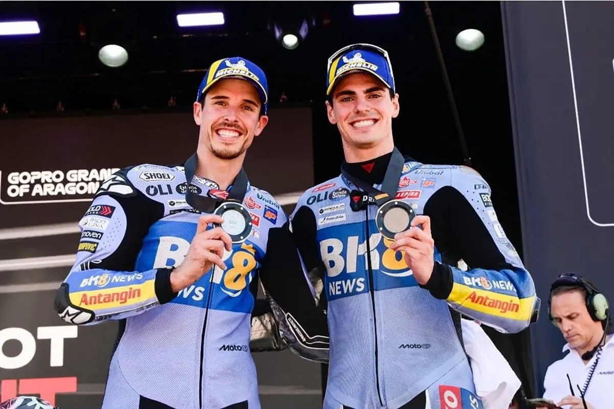 Duo Gresini Racing dominasi Sprint Race MotoGP Aragon Duo Gresini Racing dominasi Sprint Race MotoGP Aragon