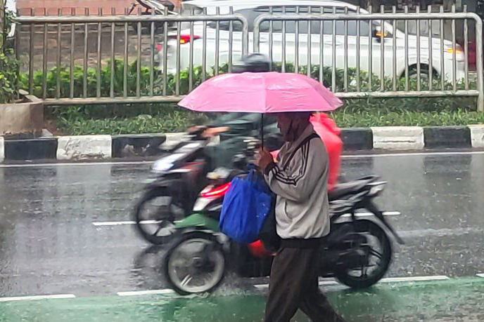 BMKG prakirakan mayoritas kota besar di Indonesia diguyur hujan