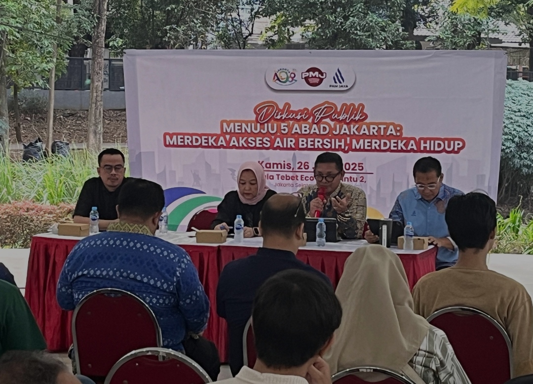 Diskusi Publik: Akses air bersih sebagai salah satu pilar utama Jakarta menuju kota global Diskusi Publik: Akses air bersih sebagai salah satu pilar utama Jakarta menuju kota global