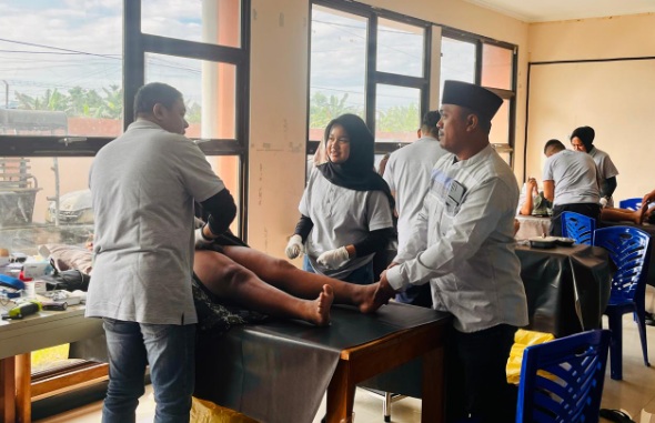 Puluhan anak ikuti khitan gratis di Polres Jayapura Puluhan anak ikuti khitan gratis di Polres Jayapura