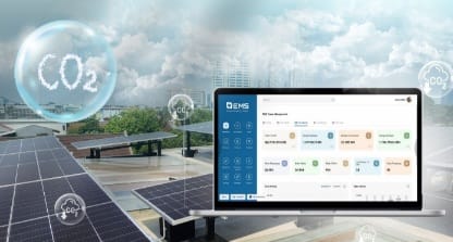 Penurunan emisi COâ‚‚ sebesar 20% dengan PV Rooftop dan EMS pada sektor energi Penurunan emisi COâ‚‚ sebesar 20% dengan PV Rooftop dan EMS pada sektor energi