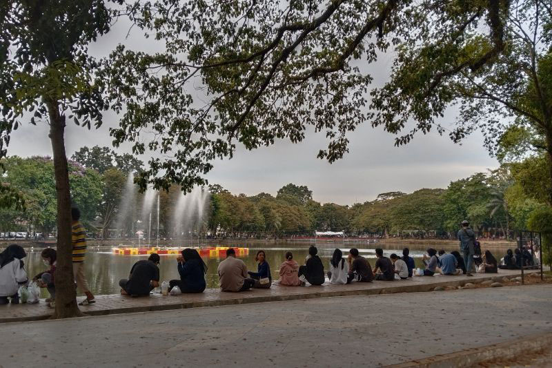 Taman Kambang Iwak lokasi andalan libur akhir pekan di Palembang Taman Kambang Iwak lokasi andalan libur akhir pekan di Palembang