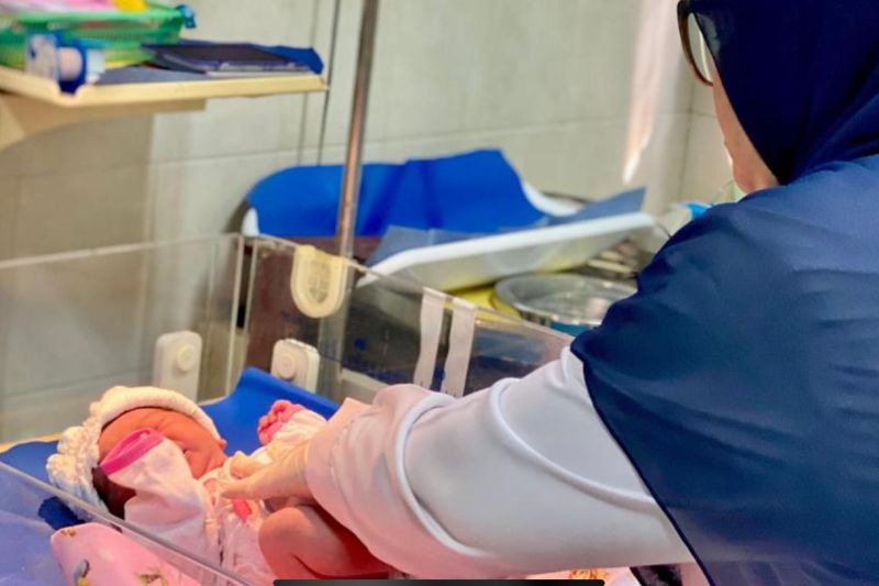 Penyintas kebakaran Kapuk Muara lahirkan bayi laki-laki