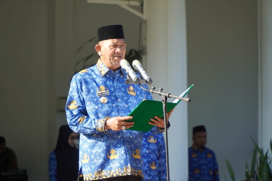 Bupati Langkat pimpin upacara Harlah Pancasila: Serukan penguatan nilai kebangsaan Bupati Langkat pimpin upacara Harlah Pancasila: Serukan penguatan nilai kebangsaan