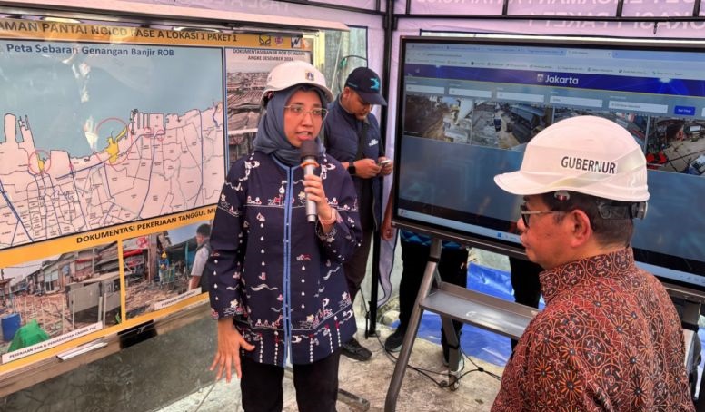 Pekerjaan tanggul rob Muara Angke ditargetkan rampung pada Desember