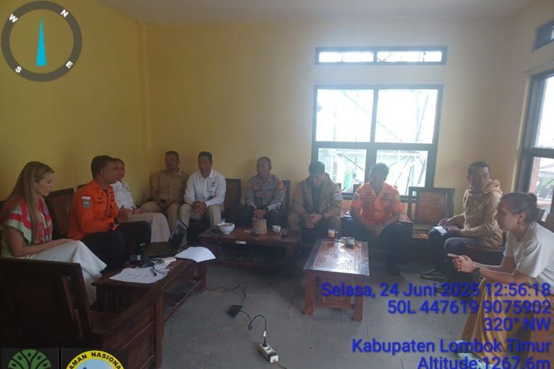 Kemenhut tutup jalur Pelawangan 4 Sembalun evakuasi pendaki Brasil Kemenhut tutup jalur Pelawangan 4 Sembalun evakuasi pendaki Brasil
