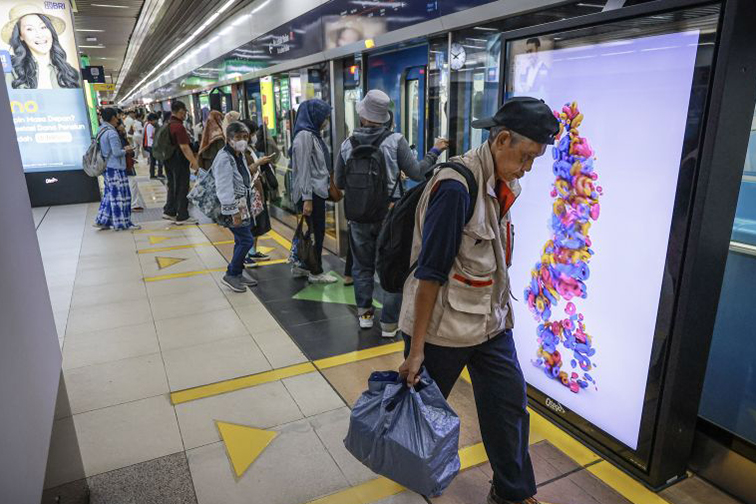 Visa resmikan pembayaran contactless di stasiun KA Bandara BNI City