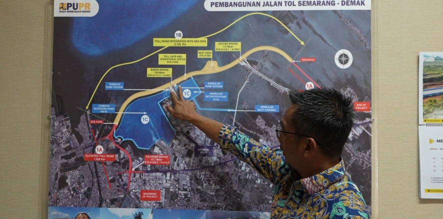 Proyek Tol Semarang-Demak Seksi 1 senilai Rp10,9 triliun diharapkan mampu kendalikan rob dan banjir Proyek Tol Semarang-Demak Seksi 1 senilai Rp10,9 triliun diharapkan mampu kendalikan rob dan banjir