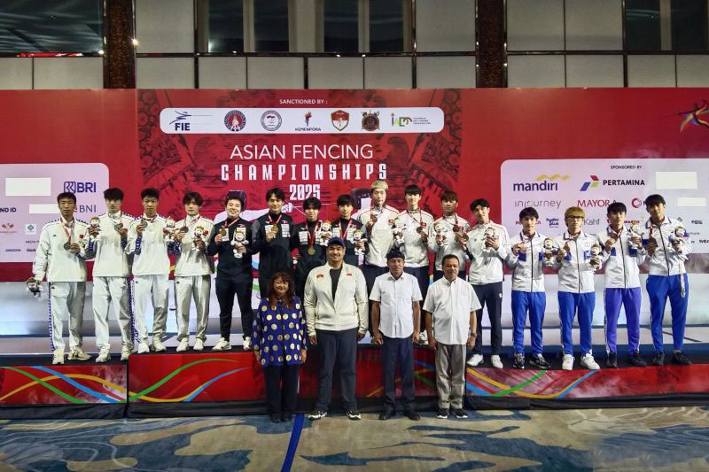 Jepang juara umum Kejuaraan Anggar Asia 2025 di Bali Jepang juara umum Kejuaraan Anggar Asia 2025 di Bali