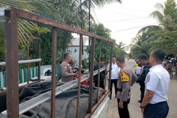 Upaya pencurian bantalan besi berhasil digagalkan Tim Keamanan KAI Upaya pencurian bantalan besi berhasil digagalkan Tim Keamanan KAI
