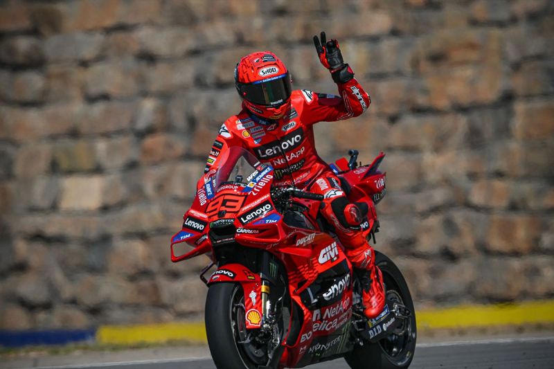 Marc sempat bingung di awal sprint race GP Italia Marc sempat bingung di awal sprint race GP Italia