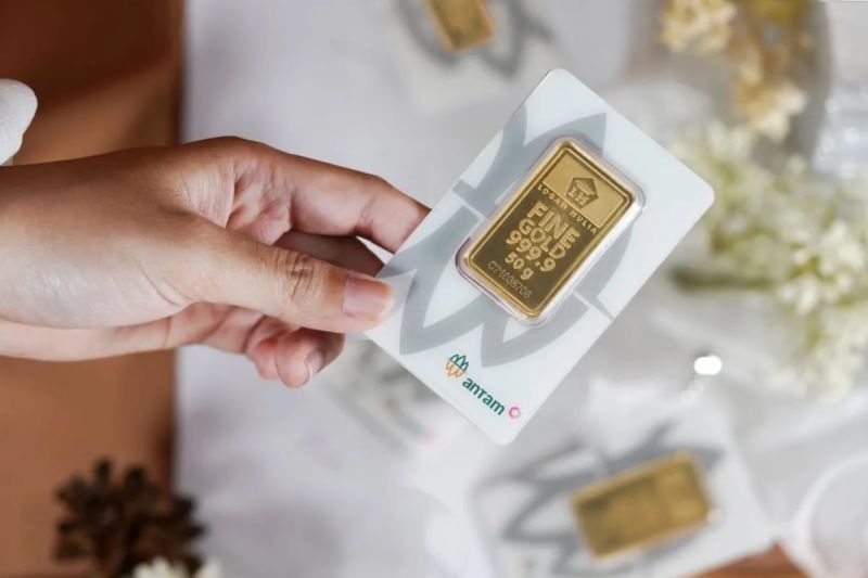 Harga tiga produk emas di Pegadaian hari ini kompak turun Harga tiga produk emas di Pegadaian hari ini kompak turun