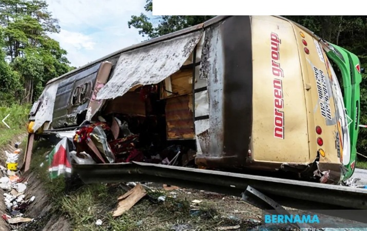 Kecelakaan maut di Malaysia, keluarga korban tewas disantuni RM10.000 Kecelakaan maut di Malaysia, keluarga korban tewas disantuni RM10.000