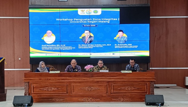 Maksimalkan transparansi, UM gelar workshop penguatan zona integritas Maksimalkan transparansi, UM gelar workshop penguatan zona integritas