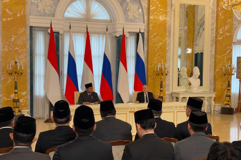 Prabowo-Putin hadiri SPIEF 2025 di St. Petersburg