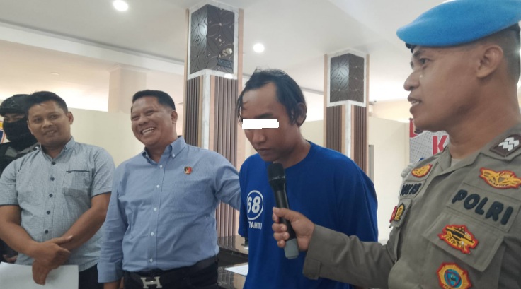 Gegara tak diberi uang, suami siri penganiaya istri diamankan petugas Gegara tak diberi uang, suami siri penganiaya istri diamankan petugas