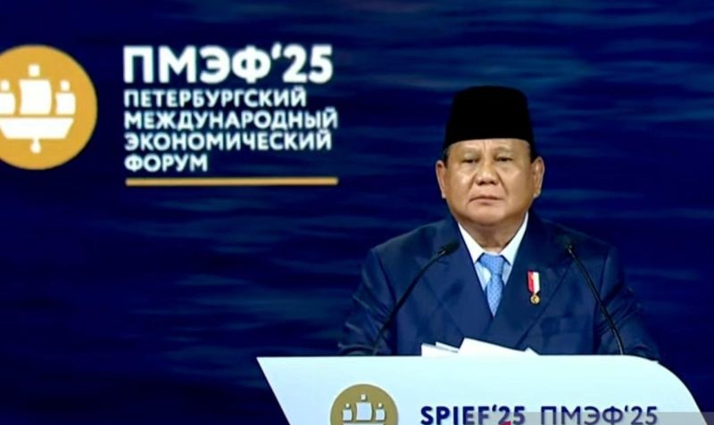 Prabowo di SPIEF 2025 tegaskan RI tetap nonblok Prabowo di SPIEF 2025 tegaskan RI tetap nonblok